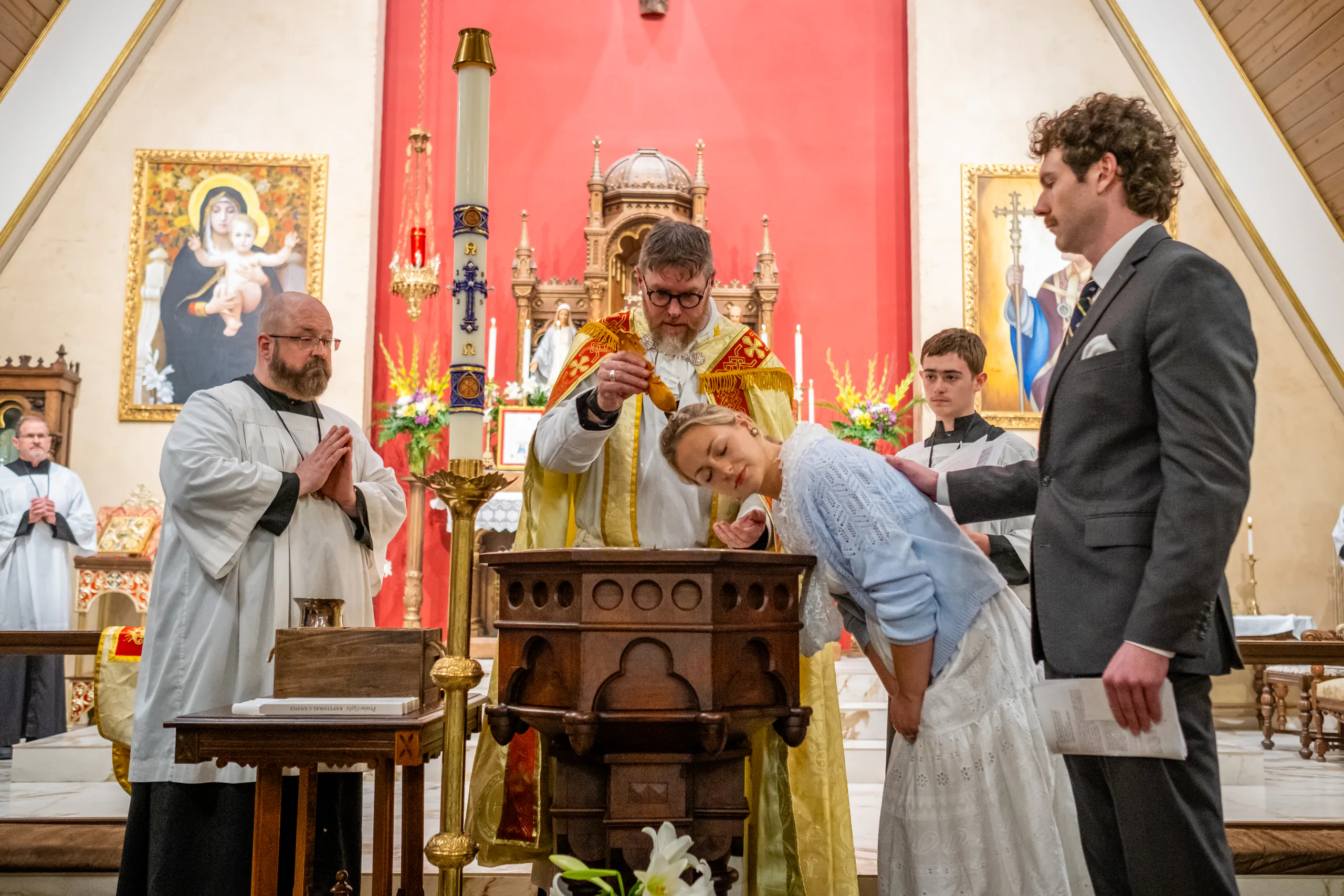 Baptism At The Font